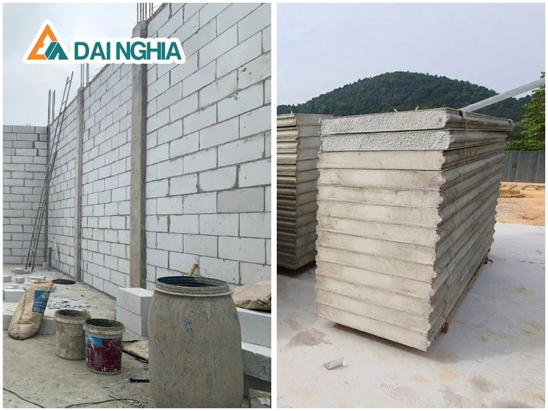 So Sánh Gạch AAC Và Tấm Panel Bê Tông Nhẹ EPS