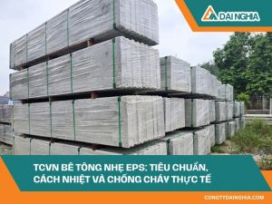 TCVN Bê Tông Nhẹ EPS: Tiêu Chuẩn, Cách Nhiệt và Chống Cháy Thực Tế