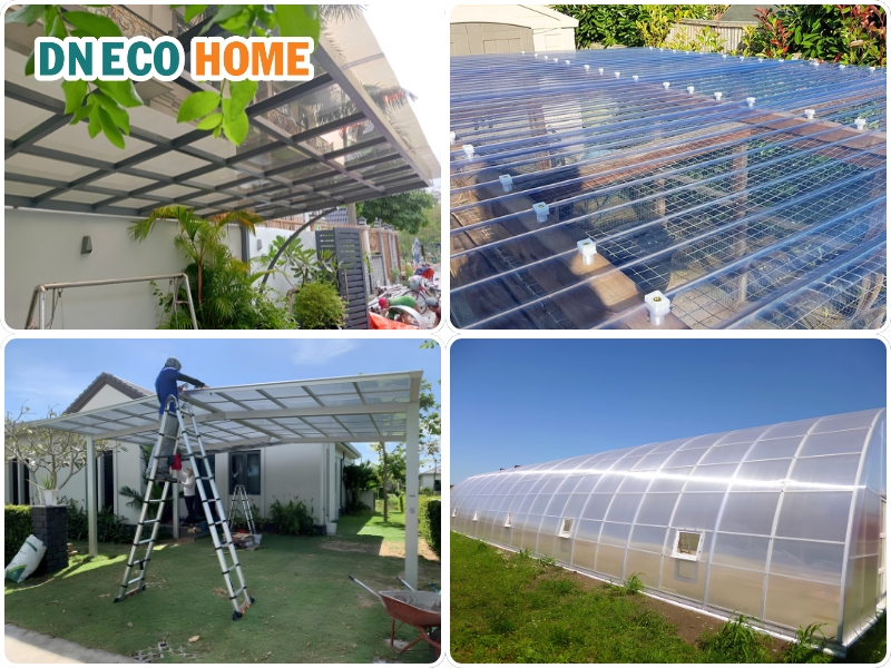 4 kiểu dáng mái che sân vườn phổ biến
