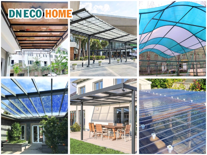 6 Kiểu Mái Che Đẹp Phổ Biến Nhất Hiện Nay