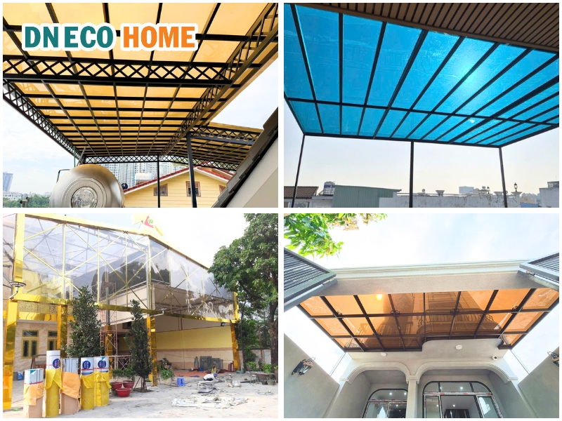 Các Kiểu Dáng Mái Poly Phổ Biến