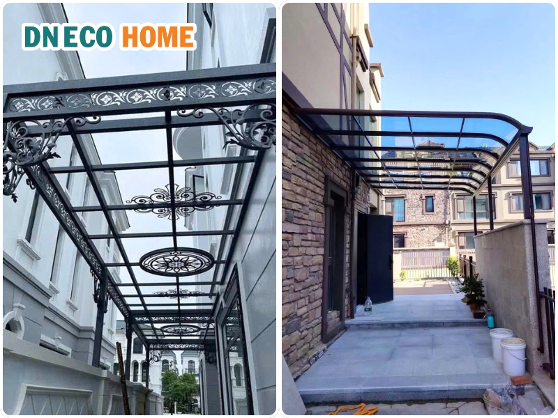 Các kiểu mái che hiên theo cơ chế vận hành