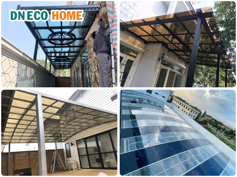 Các mẫu mái che hiên nhà đẹp theo không gian