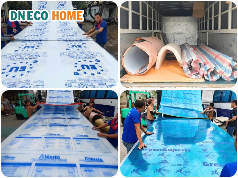 Cần lưu ý gì khi lắp đặt mái che polycarbonate?