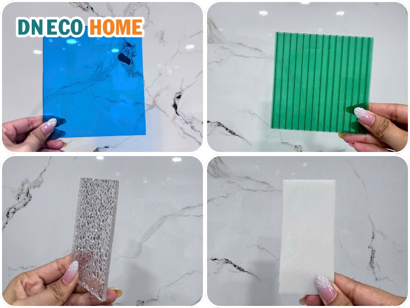 Mái che polycarbonate có những loại nào?
