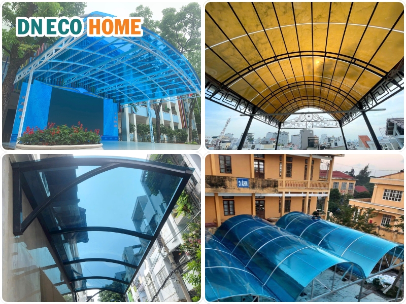 Phân loại các mẫu mái vòm trước nhà
