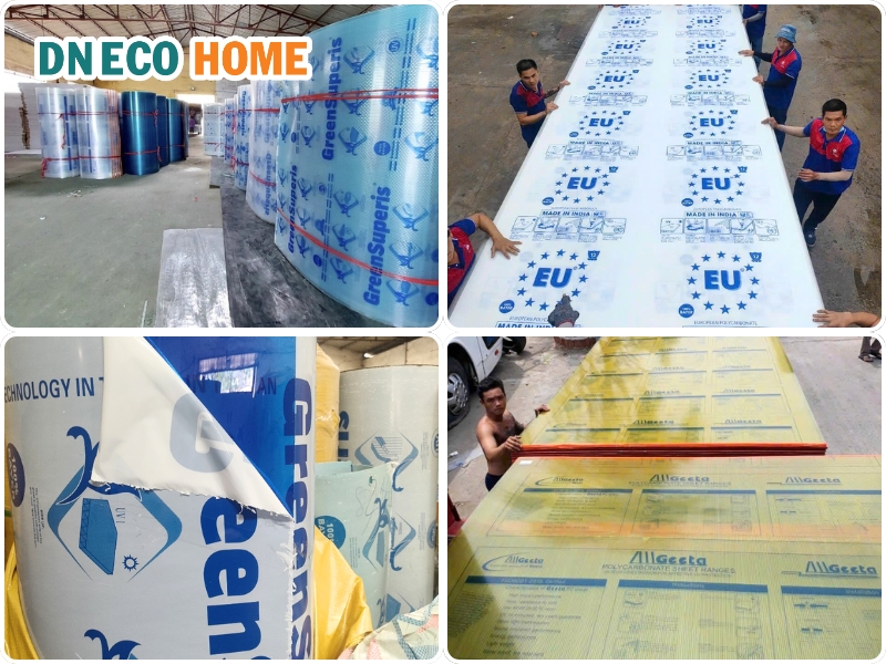 Vật liệu làm mái che vòm phổ biến nhất hiện nay