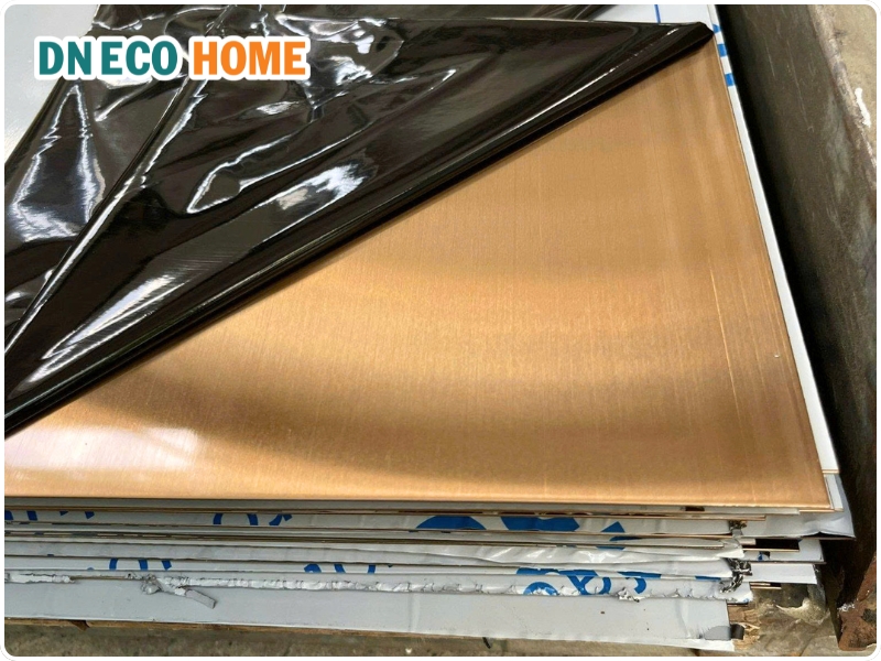 Bảng báo giá tấm Inox màu đồng