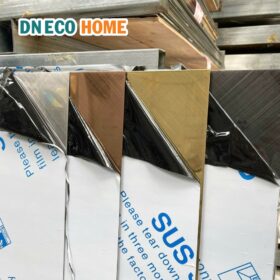Ứng dụng tấm Inox màu đồng trong trang trí nội thất