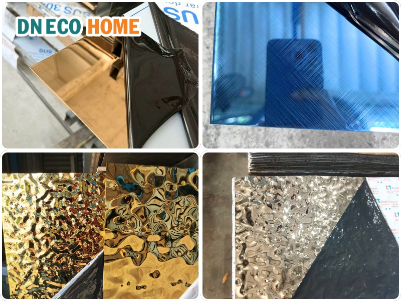 Bảng giá inox tấm trang trí tại DN ECO Home