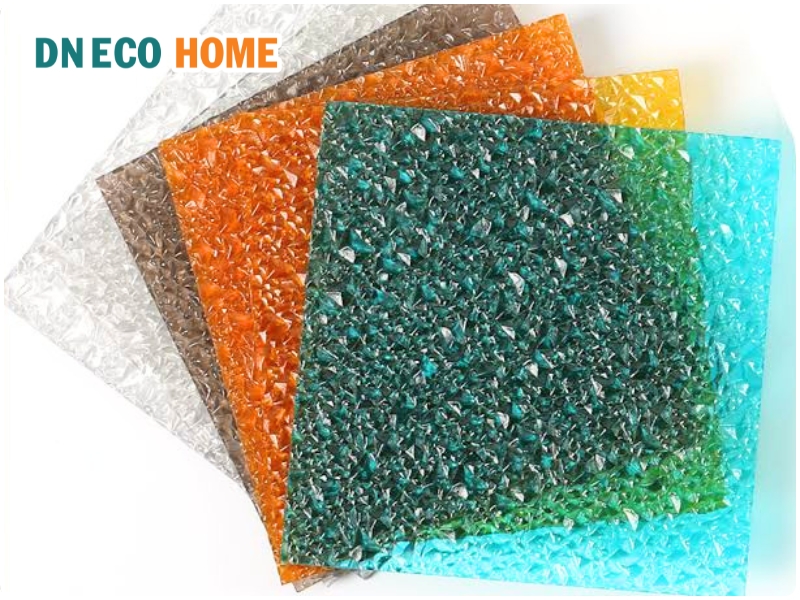 Bảng giá tấm Poly đặc 2.7mm xanh sần