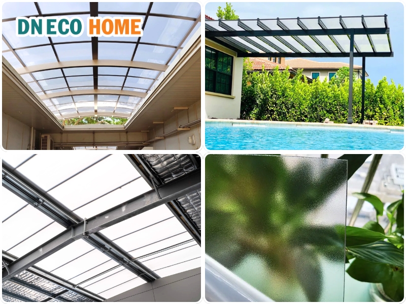 Báo giá tấm Poly đặc 4.5mm bông tuyết