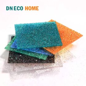 Báo giá tấm Poly đặc 4.5mm xanh sần