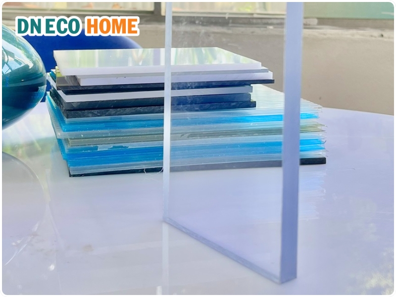 Báo giá tấm Poly đặc 8mm trắng trong