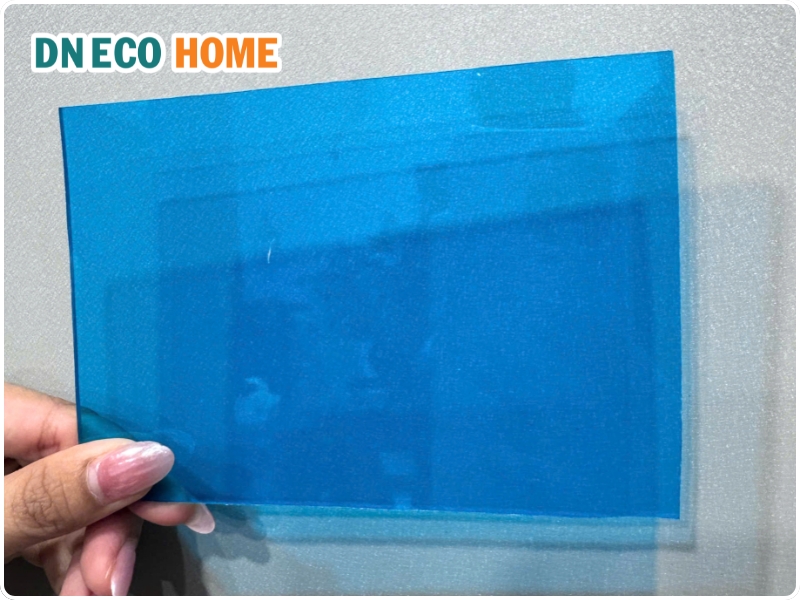 Báo giá tấm Poly đặc 8mm xanh biển