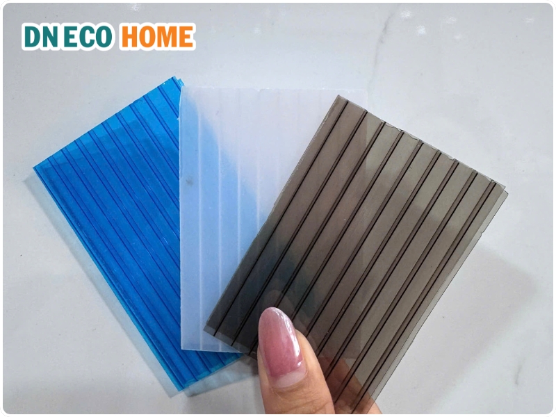 Đặc tính của tấm Poly rỗng 8mm trà