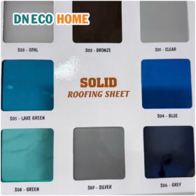 Đặc tính nổi bật của tấm Poly đặc 2.9mm xanh biển