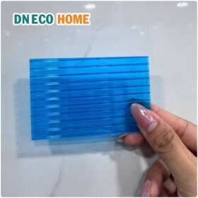 Hướng dẫn lắp đặt tấm Poly rỗng 10mm xanh biển làm mái che