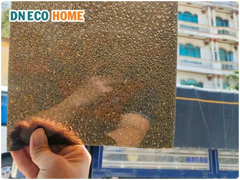 Mua tấm Poly đặc 2.7mm trà sần chính hãng tại Công ty Đại Nghĩa