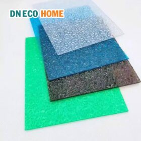 Tấm Poly đặc 4.5mm xanh sần