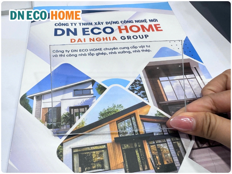 Tấm Poly Đặc 4.9mm trắng trong