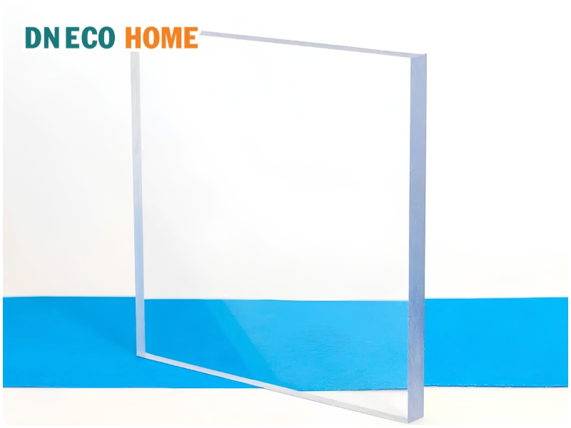 Tấm Poly đặc 6mm trắng trong
