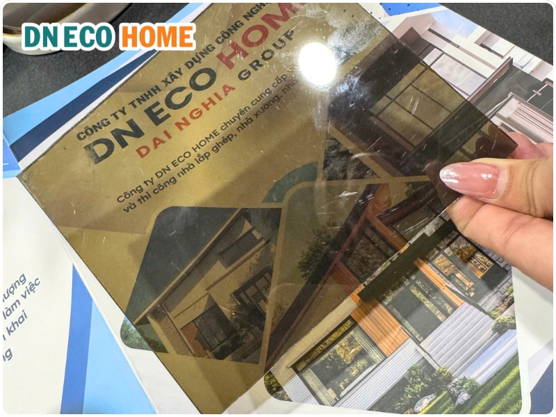 Tấm Poly đặc 8mm trà chất lượng cao