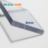 Tấm Poly đặc 8mm trắng trong lấy sáng, chống ồn