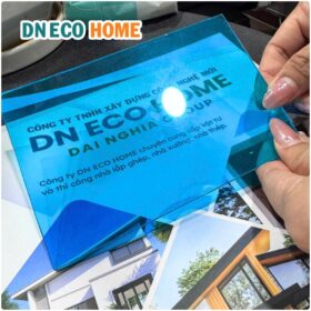 Ứng dụng tấm Poly đặc 8mm xanh biển làm mái che