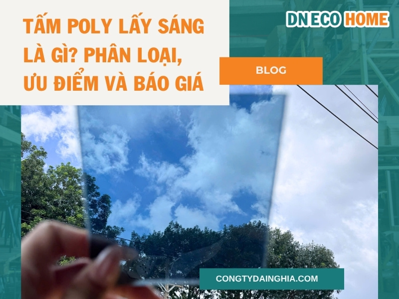 Tấm Poly Lấy Sáng Là Gì? Phân Loại, Ưu Điểm Và Báo Giá