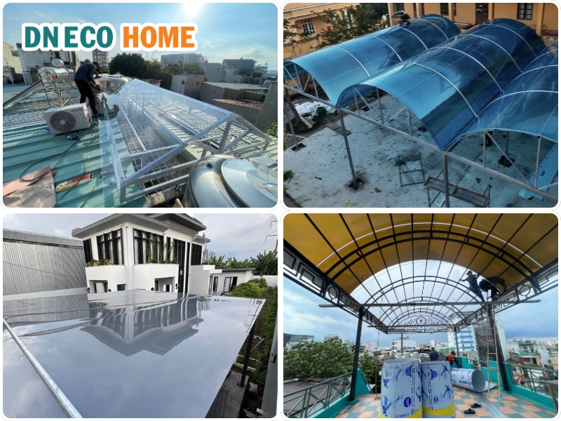 Ứng dụng phổ biến của tấm Poly lấy sáng